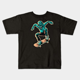 Skater Zombie Kids T-Shirt